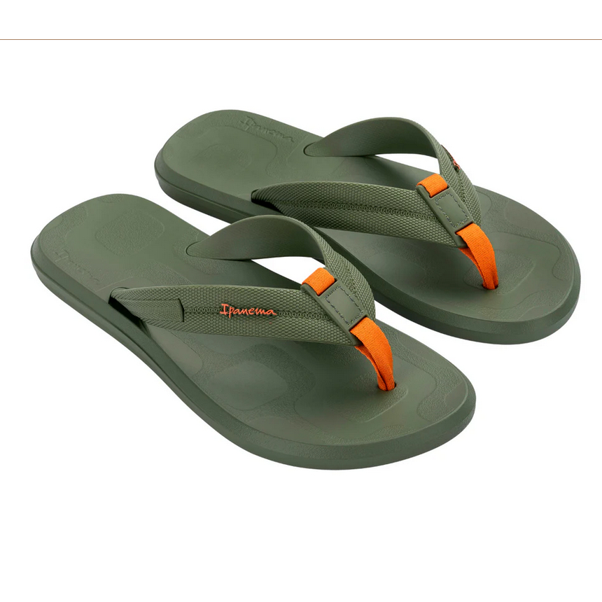 Sandal Jepit Pria Ipanema Urban Thong Ad Green/Orange