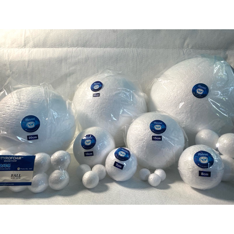 Styrofoam Bola/Styrofoam Ball Diameter 15cm,20cm,25cm,30cm