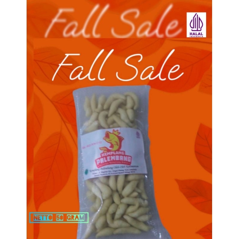

Keplang Palembang rasa telur ikan gabus Netto 50gram