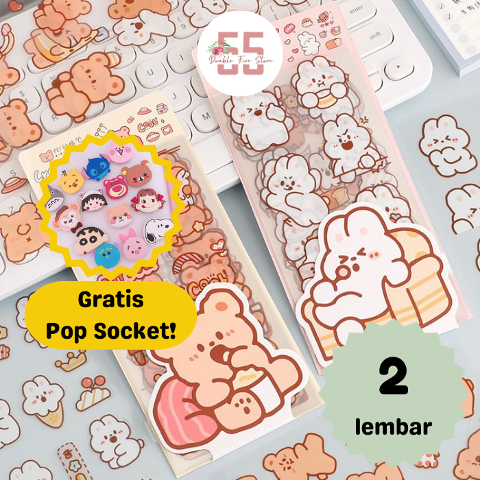 

Sticker Anti Air Aesthetic Dekorasi Tumbler Jurnal Scrapbook Motif Lucu - 004