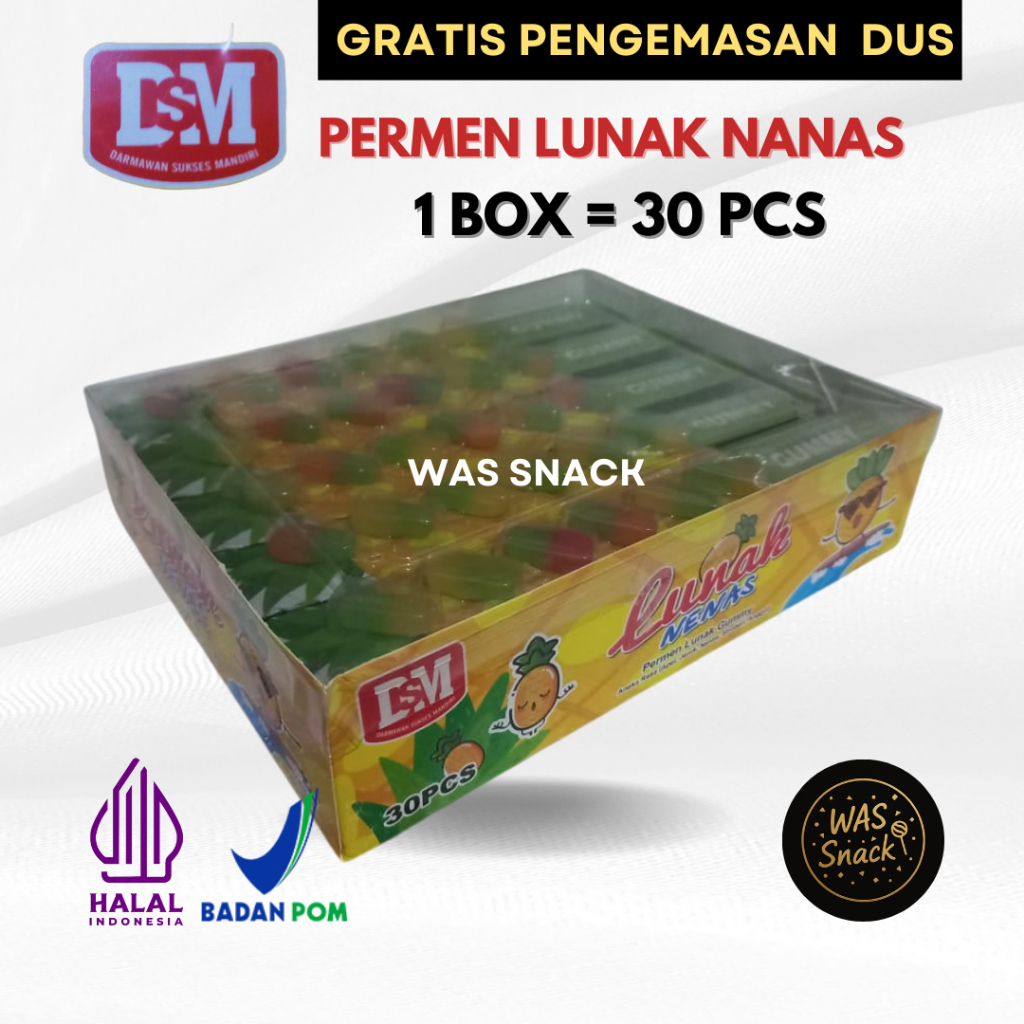 

DSM Permen Lunak Nanas Isi 30