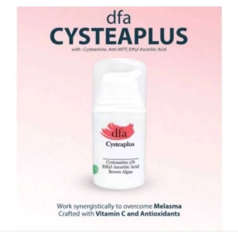 DFA Cysteaplus - cysteamine - serum pemutih pencerah pelembab - flek / noda hitam - BPOM