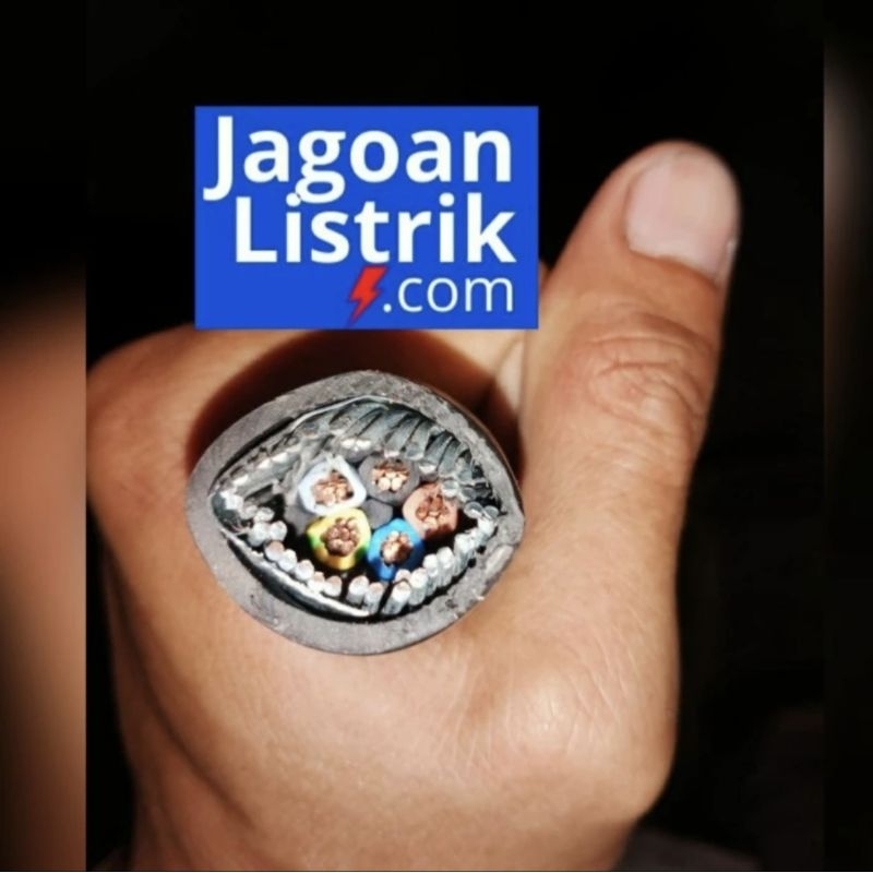 Kabel NYFGBY 5x10 mm2 Hitam Kabel Listrik NYFGBY 5 x 10 mm2 Hitam Supreme