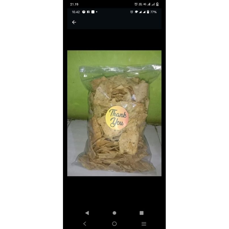 

keripik pangsit 500gram