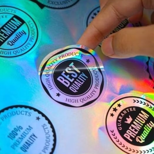 

Cetak Sticker Hologram Vinyl A3+ Bisa Cutting Sesuai Bentuk