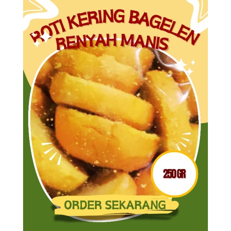 

Roti Kering BAGELEN MANIS 250 gr