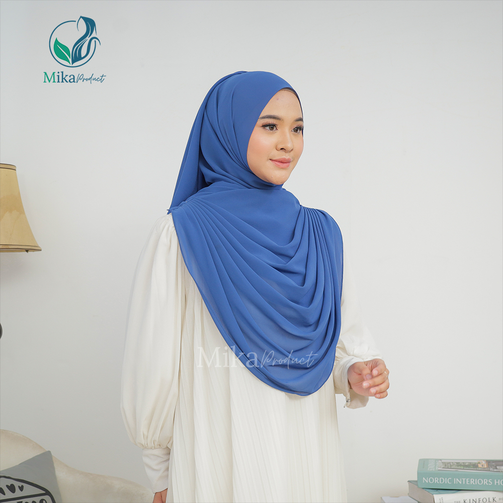 Hijab Drapery Instan Terpisah Set Malaysia Hijab Pashmina draperi