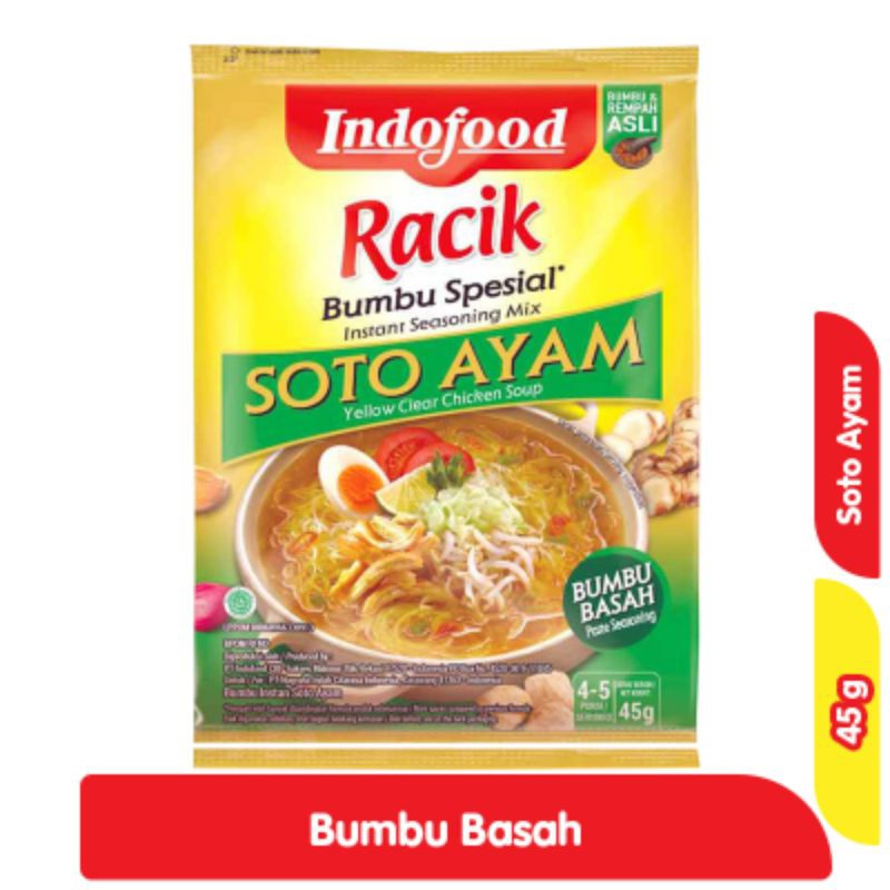 

Racik bumbu spesial instan seasoning mix, bumbu basah paste 45 gr