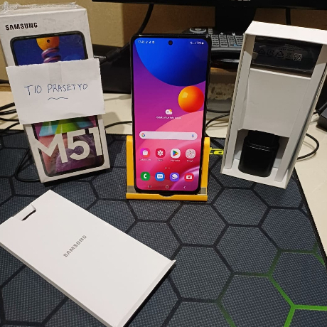 SAMSUNG M51 RAM 8/128 BEKAS/SECOND/HP BEKAS