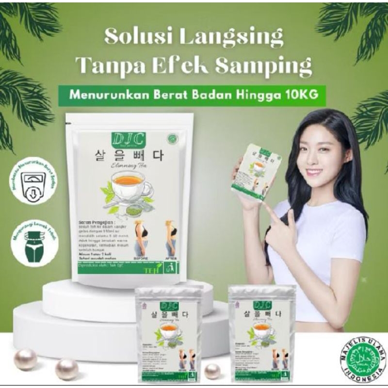 Teh daun Jati China Slimming Tea Teh Hijau Diet Pelangsing Herbal