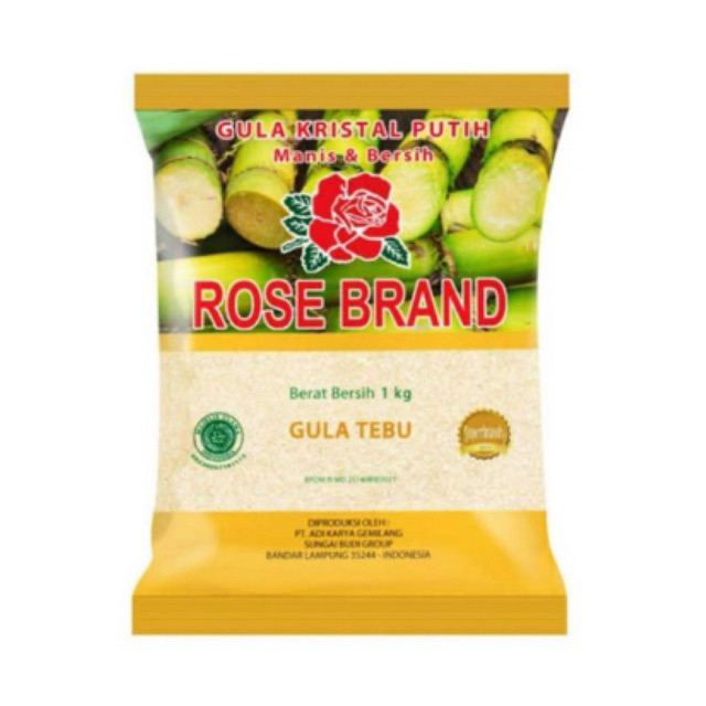 

SINTHETICGula Pasir Rose Brand Kuning 1KG - Gula Pasir