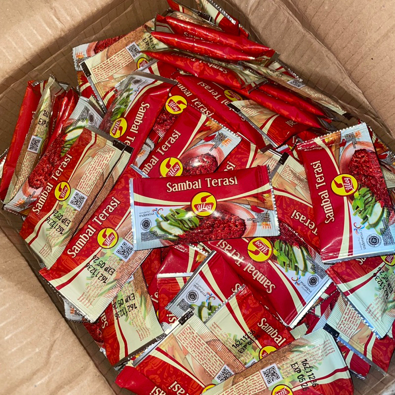 

Sambal Terasi SACHET Berat Bersih 8g isi 300pcs