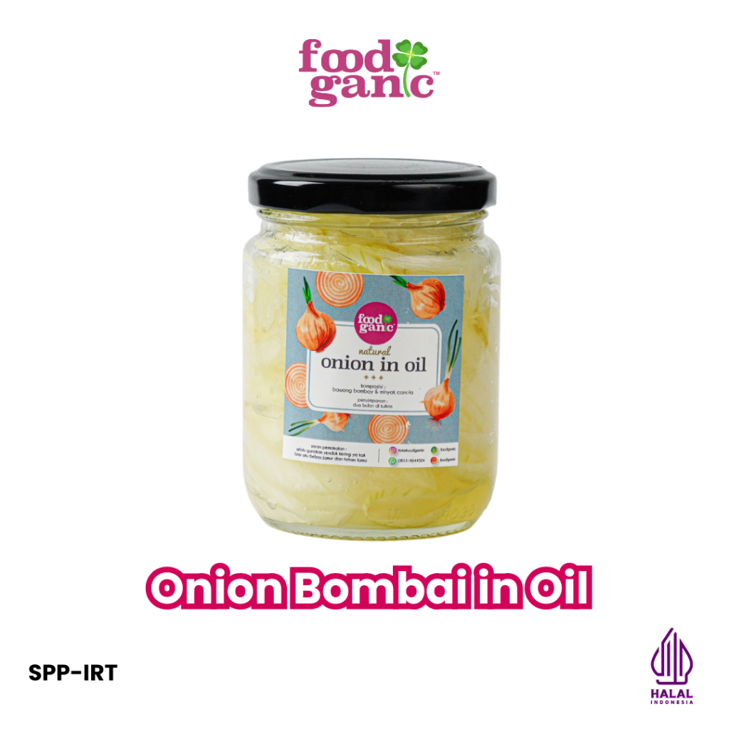 

Canola Bawang Bombay Iris/Cincang (Sliced/Minced Onion Bombai in Oil)
