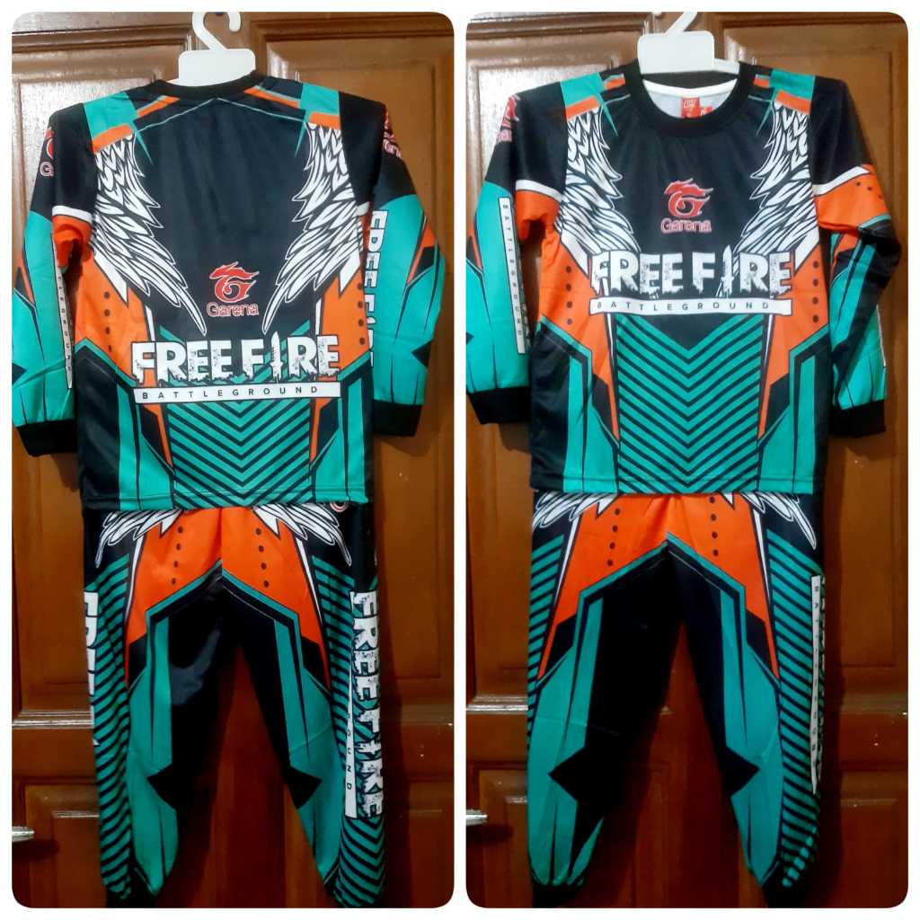 SETELAN CELANA ANGGEL FREE FIRE, SETELAN CELANA BNL FREE FIRE, SETELAN CELANA BAJU GAMING | SETELAN 