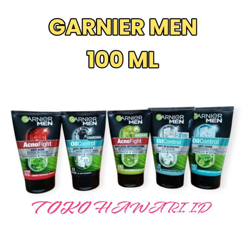 GARNIER Men Facial Foam 100 ML - Cuci Muka Pria