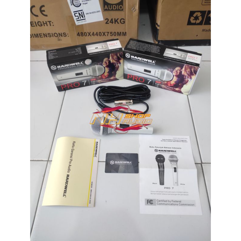 Mic Hardwell PRO7 PRO 7 PRO-7 Mic Dynamic Original Mic Hardwell pro 7 Pro 7 PRO7 mic kabel hardwell 