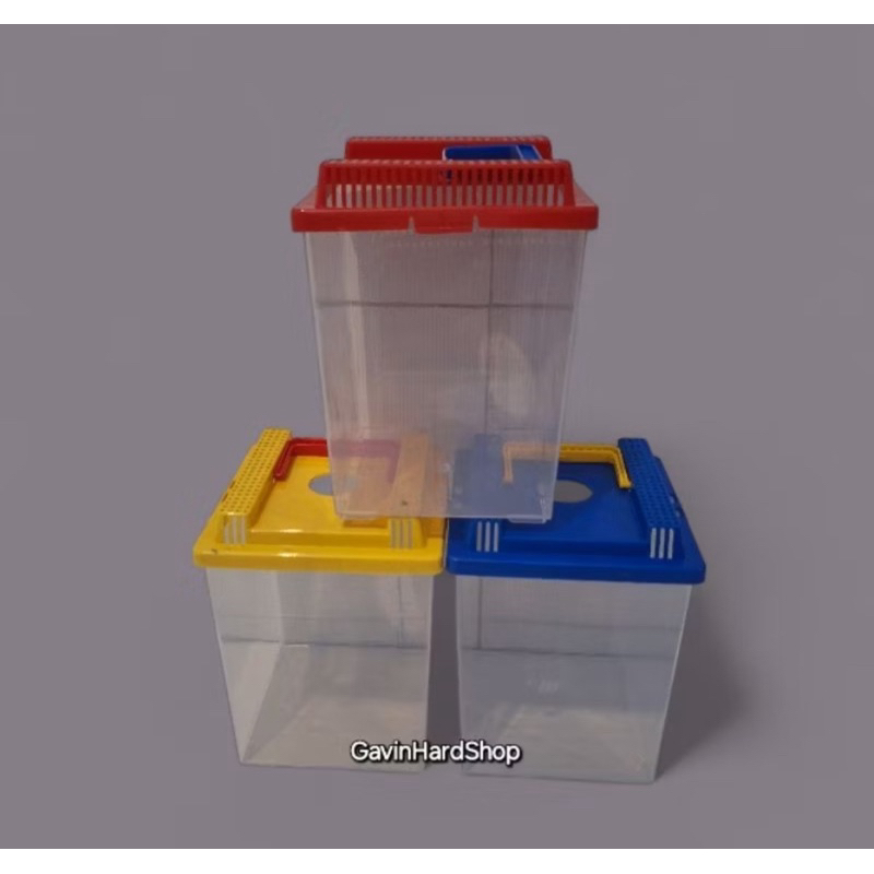 Aquarium Akuarium Acrilic Akrilik Mini untuk Cupang Glowfish Kura Kura dan ikan kecil