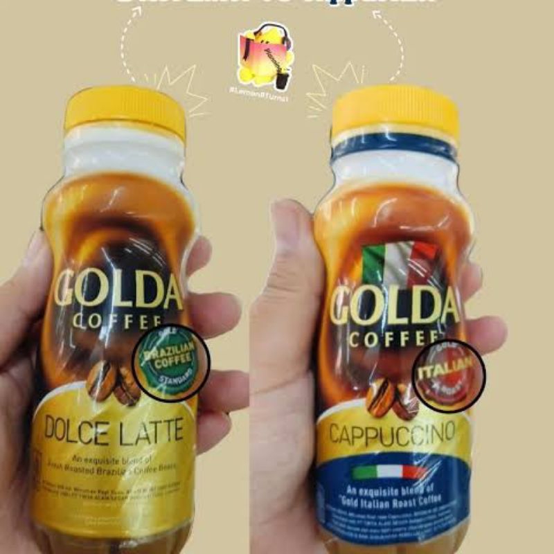

GOLDA COFFEE DOLCE LATTE | CAPPUCINO NETTO 200 ML MURAH