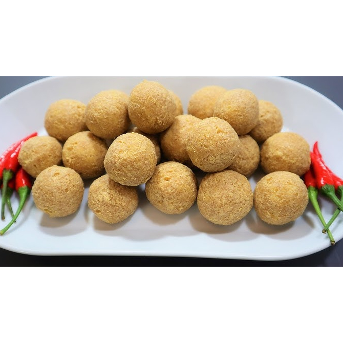 

Tahu Bulat Kering Mini Gurih Premium 1KG