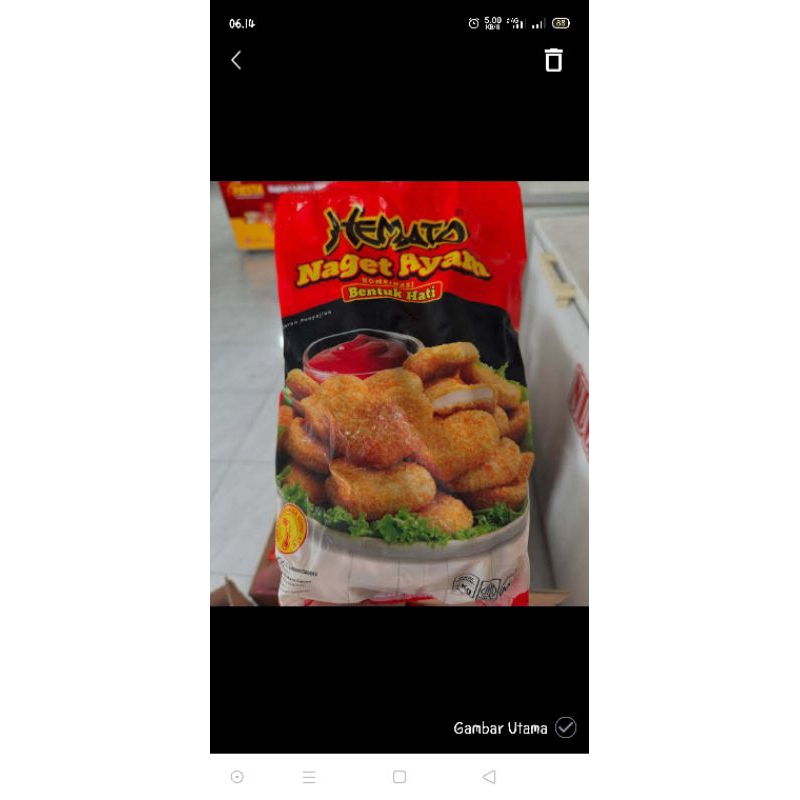

hemato naget ayam bentuk hati 500 gram