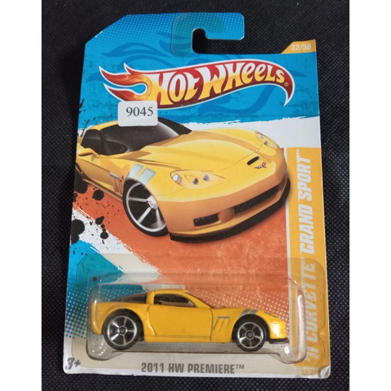 HOT WHEELS '11 CORVETTE GRAND SPORT KUNING