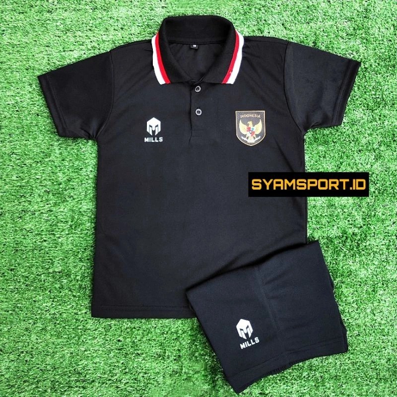 Premium Jersey Timnas Indonesia 3RD THIRD HITAM MILS 2023 Anak-Anak Sampai Remaja Grade A Usia 1-12 
