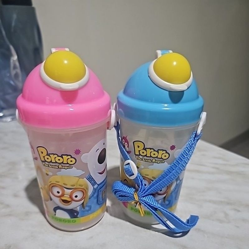 BOTOL MINUM ANAK PORORO ORIGINAL KOREA SUDAH BPA FREE /botol minum anak pororo original korea/botol 