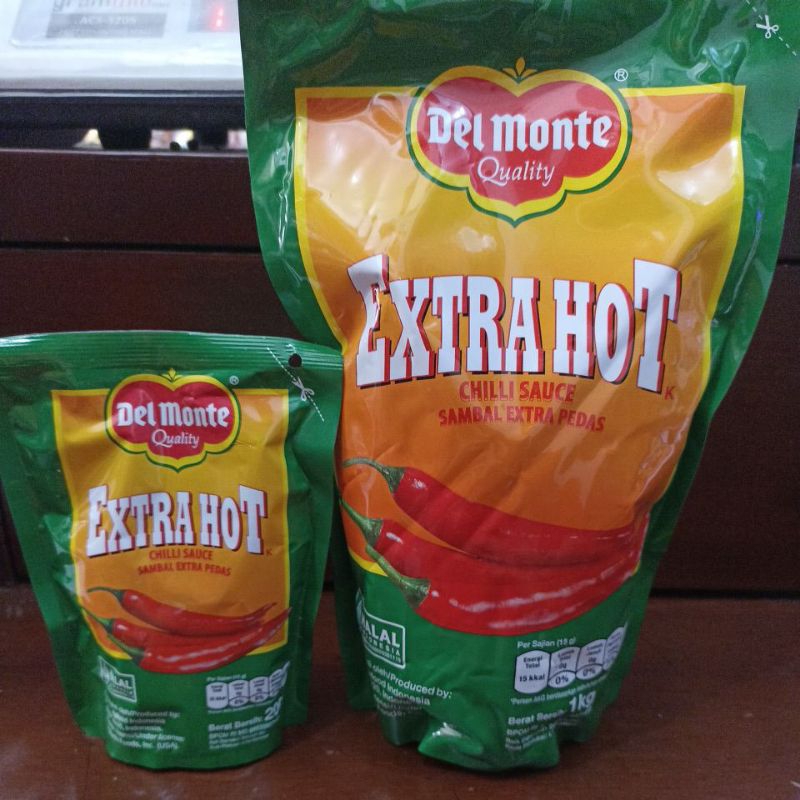 

Delmonte Chili Sauce Extra Hot 200gr, 500gr, 1kg