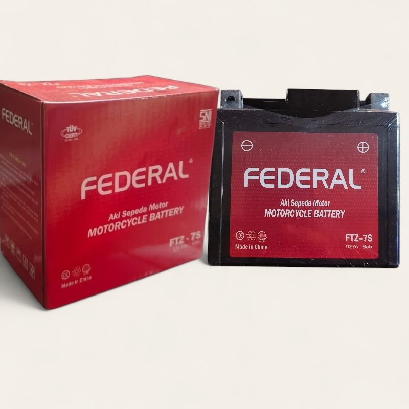 Aki Kering Federal FTZ7S Vario Aerox Nmax 12v/6ah