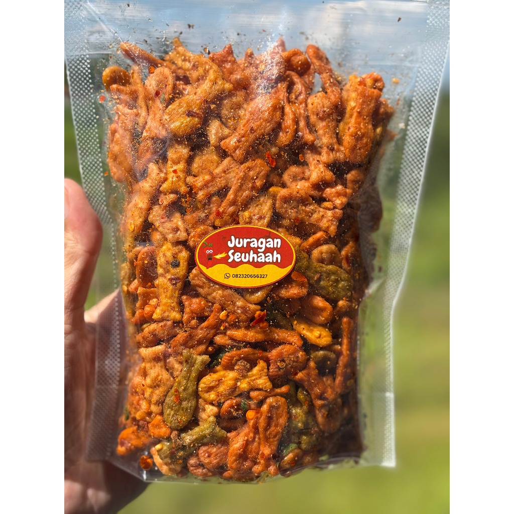 

Kerupuk Ikan Jadul bantet Pedas, Gurih, Renyah Bumbu Seblak 250gram Dijamin Nagih