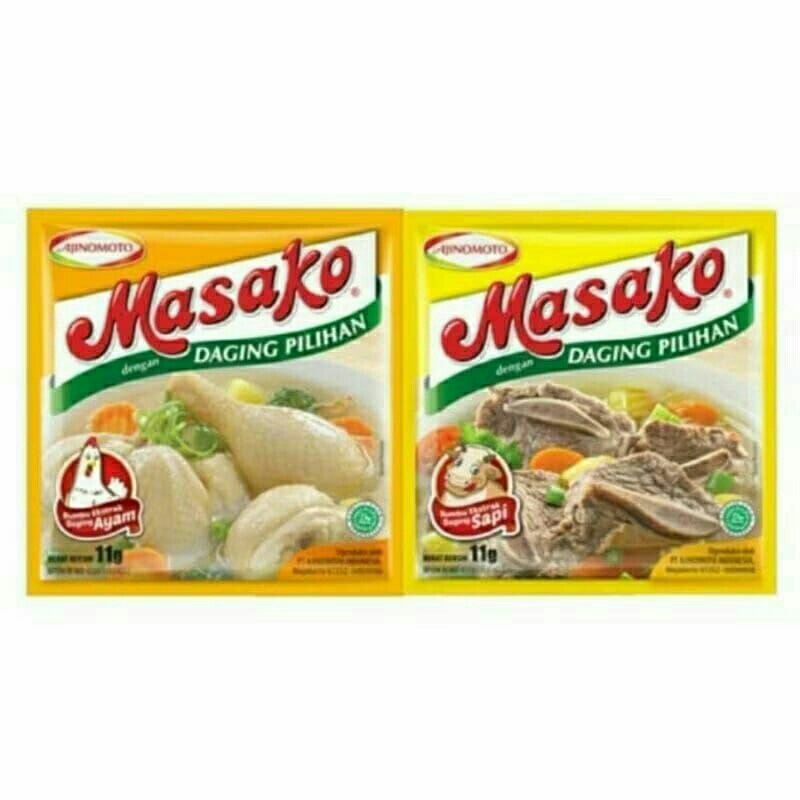 

1 renteng Masako Bumbu penyedap Kaldu Sachet 12pcs.