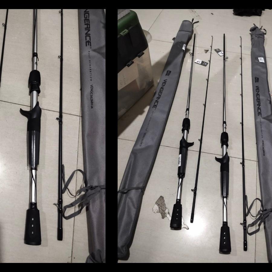 Joran Pancing Baitcasting Abu Garcia Vengeance 602 - bc 602 17lb