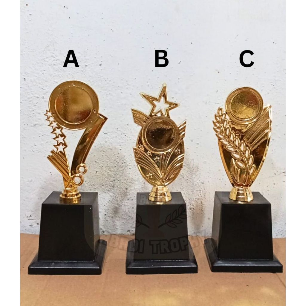 ABD TROPHY-PIALA MINI PERPCS JUARA 3 UNTUK WISUDA PAUD TK/KENAIKAN KELAS/LOMBA/JUARA KELAS