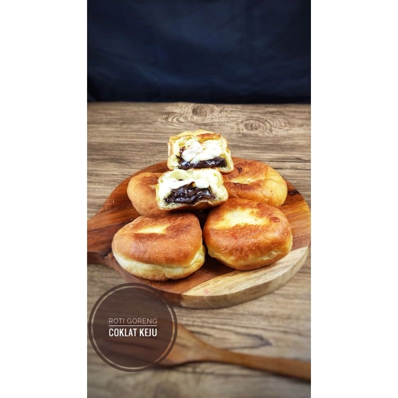 

Frozen Roti Goreng Cokelat Keju Premium isi 8