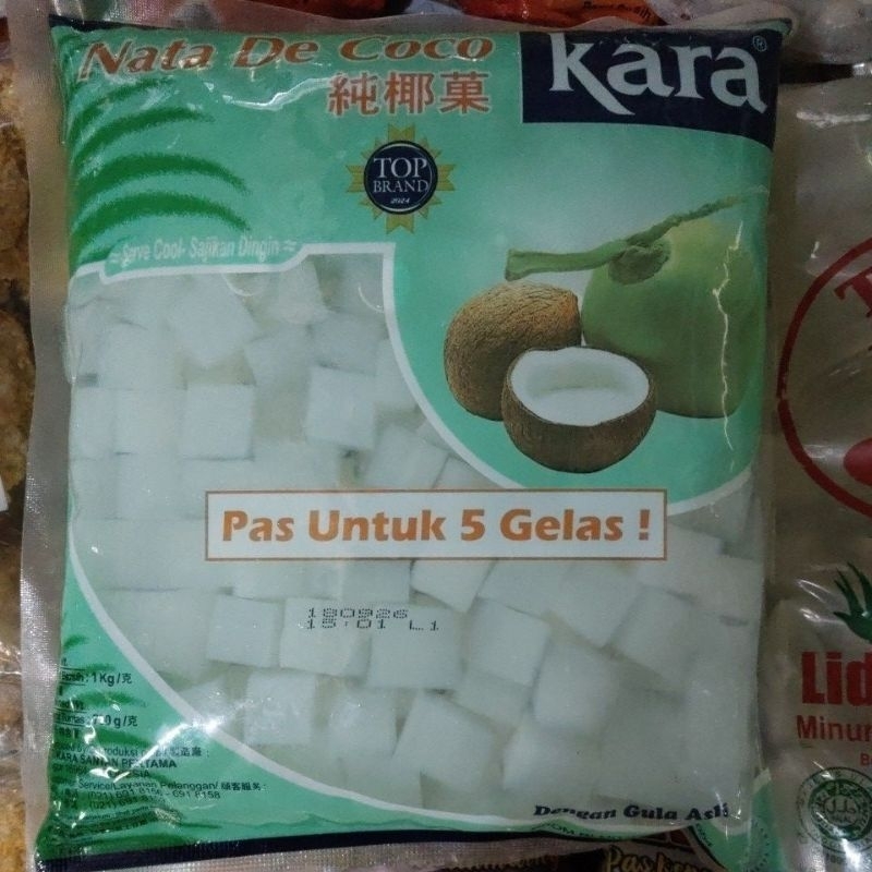 

nata de coco kara 1kg sari kelapa topbrand halal