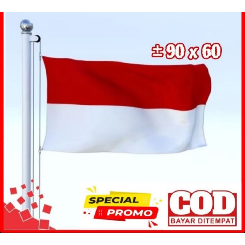 BENDERA MERAH PUTIH   90X60
