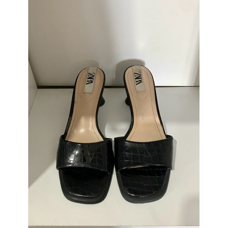 Zara Croco Heels Size 37