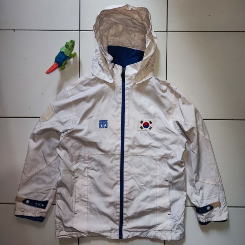 Jaket Outdoor Sporty Anak MOOTO Taekwondo Original 100% Preloved Branded Second Dobok Winter Gunung 