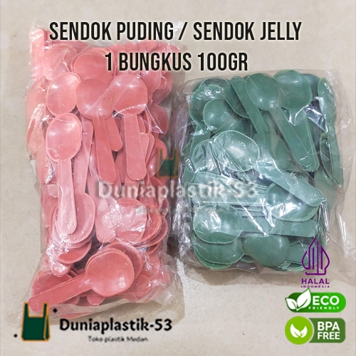(Kemasan 100gr) Sendok Jelly / Sendok Puding / Sendok Ice Cream / Sendok Es Krim