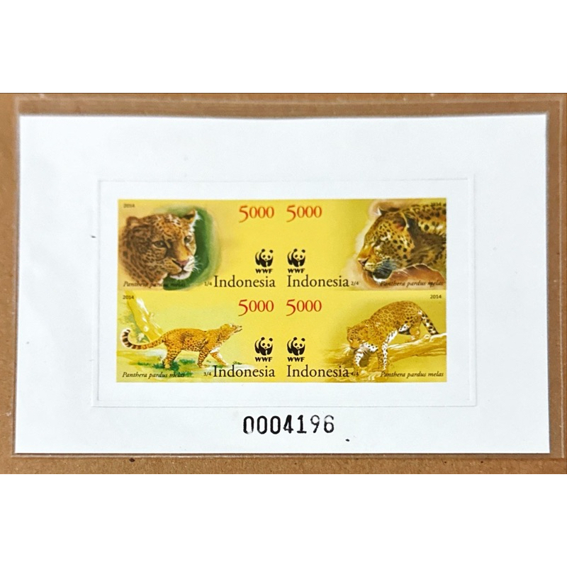 

(BB) PRANGKO INDONESIA 2014 SS WWF PAMERAN NASIONAL FILATELI. IMPERF MNH.