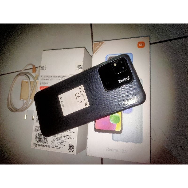hp xiaomi redmi 10A 4/64 bekas second ram 4 rom 64