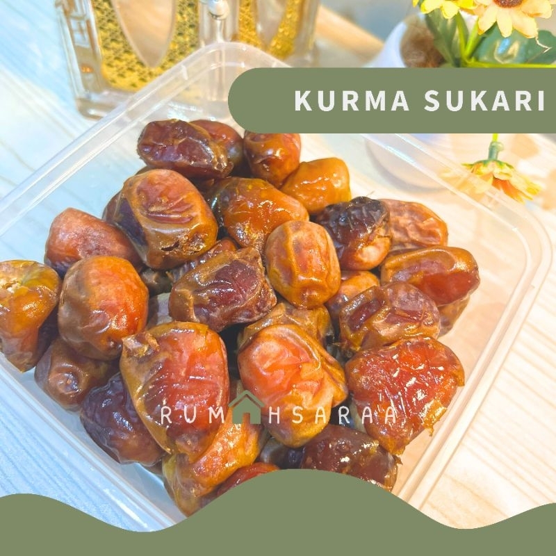 

Kurma Sukari Al Qassim 1kg 500gr 250gr | Sukkari Basah