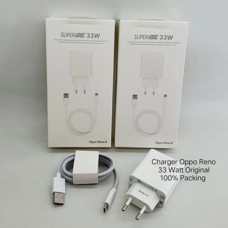 CHARGER OPPO RENO 33WATT SUPER VOOC