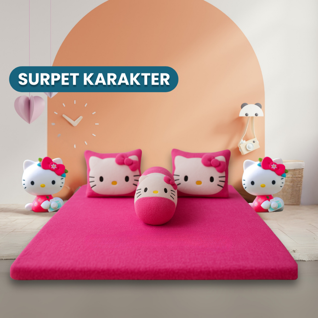 PREMIUM Surpet Karakter Full Set 200x140x5 cm GRATIS ONGKIR
