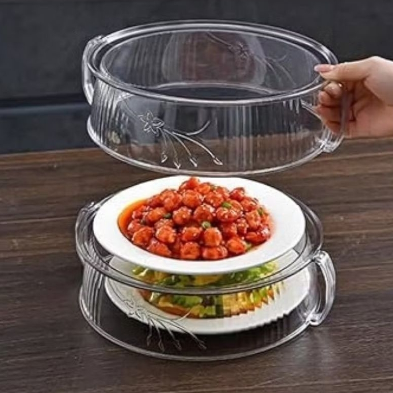 Tutup Saji Makanan Multifungsi Wadah Penyimpanan Buah Lauk Pauk Minimalis Tutup Maknan Tingkat