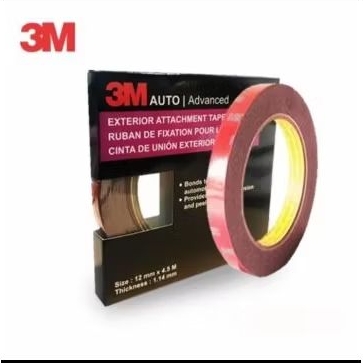 

double tape 3m otomotif - perekat super kuat dan lengket12mm x 4,5 mtr