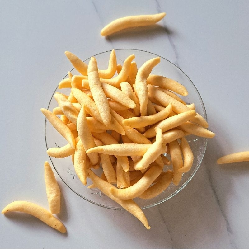 

250 gr - Telur Gabus Keju Camilan Gurib Asin Renyah