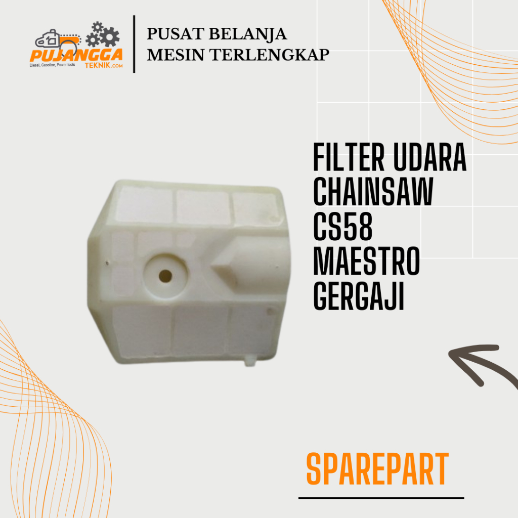 Filter udara chainsaw cs58 Maestro gergaji
