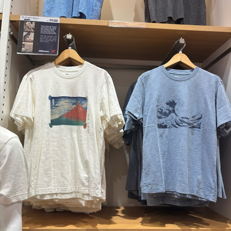 kaos t-shirt UT ukiyo-e lengan pendek uniqlo sale