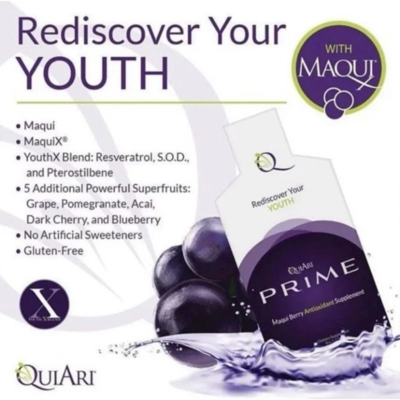 QUIARI Prime Gel Antioxidants - 1 Box (30 sachet)